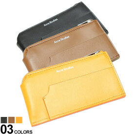 アクネ ストゥディオズ レディース 財布 Acne Studios ブランド サイフ ウォレット ミニ財布 カードケース 小銭入れ コインケース ファスナー ウォレット FN-UX-SLGS000188 レザー カーフレザー ACLCG0166