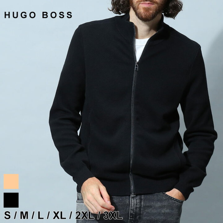 楽天市場】ヒューゴボス メンズ ニット HUGO BOSS ブルゾン 