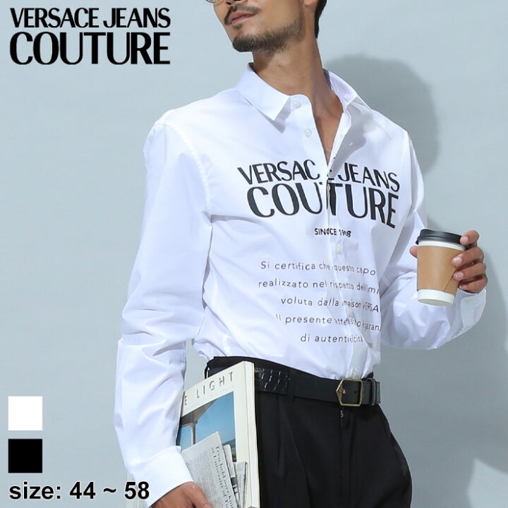 楽天市場】ヴェルサーチ ジーンズクチュール メンズ シャツ VERSACE 