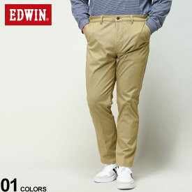 ◆エントリーでさらにポイント+4倍◆大きいサイズ メンズ EDWIN (エドウィン) デニスラ ストレッチ スリム デニム テーパードパンツ パンツ ジーンズ ビジカジ EDB12R2143850