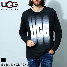 アグ メンズ Tシャツ 長袖 UGG ブランド ロンT トップス ロゴ プリント ロゴT プリントT 大きいサイズ 秋 冬 春 UGG1132418