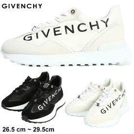 ジバンシィ メンズ スニーカー GIVENCHY ブランド シューズ 靴 ローカット ロゴ プリント キャンバス スエード レザー 4Gエンブレム 大きいサイズ GVBH006ZH1AJ