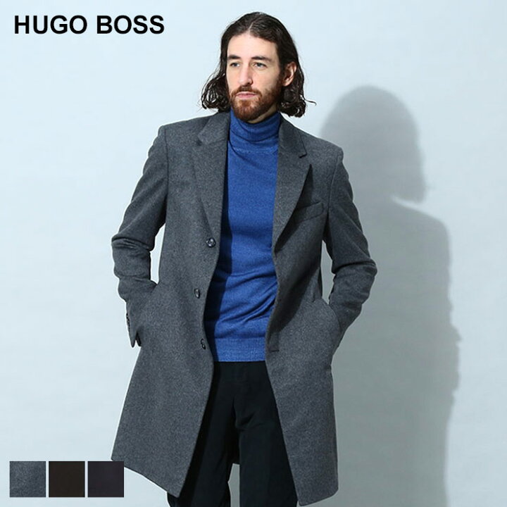 楽天市場】ヒューゴボス メンズ コート HUGO BOSS ブランド チェスター 