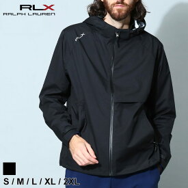 ポロゴルフ ポロ ラルフローレン ゴルフウェア メンズ RLX Ralph Lauren Golf ブランド アウター ジャケット スポーツウェア レインジャケット パーカー フルジップ 撥水 ゴルフ 大きいサイズあり 黒 クロ RL785831807 SALE_2_a