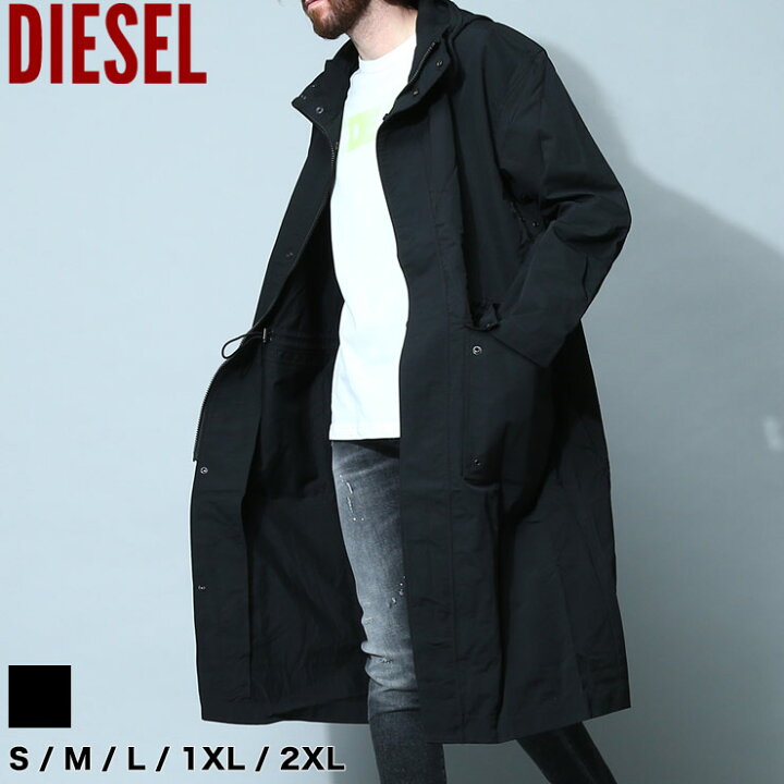 楽天市場】ディーゼル メンズ コート DIESEL ブランド ロングコート 