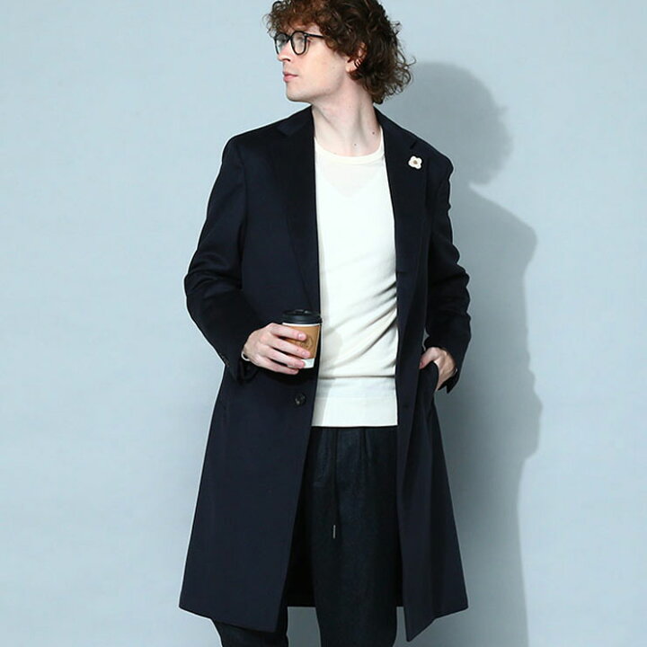 楽天市場】ラルディーニ メンズ コート LARDINI ブランド チェスター 