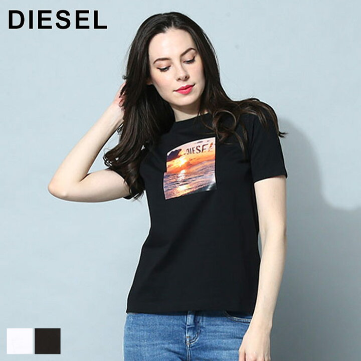 楽天市場】ディーゼル Tシャツ 半袖 DIESEL レディース カットソー 