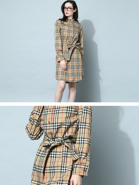 楽天市場】バーバリー シャツ BURBERRY ワンピース レディース シャツ  