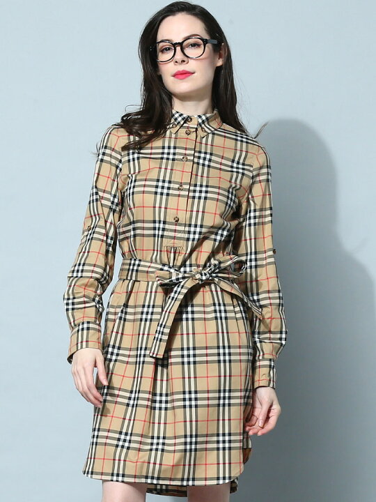 楽天市場】バーバリー シャツ BURBERRY ワンピース レディース シャツ 
