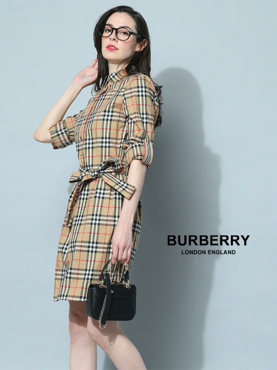 楽天市場】バーバリー シャツ BURBERRY ワンピース レディース シャツ  