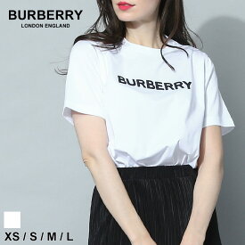 バーバリー BURBERRY Tシャツ 半袖 レディース カットソー ロゴ プリント コットン ブランド トップス シャツ 大きいサイズあり 定番 レギュラーフィット BBL8056724