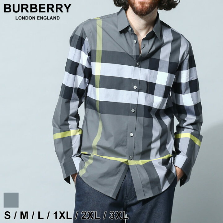楽天市場】バーバリー チェックシャツ BURBERRY メンズ シャツ  