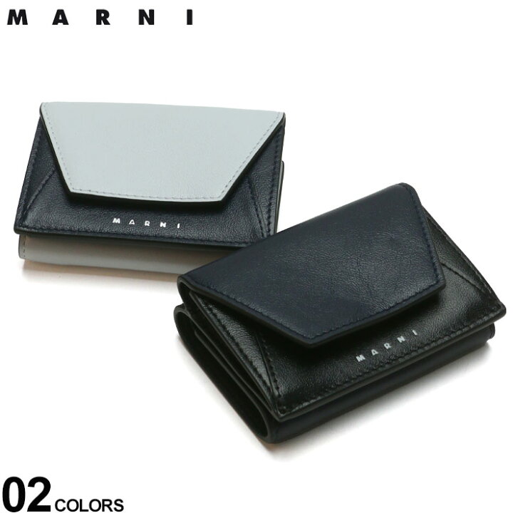 楽天市場】MARNI 財布 マルニ メンズ レディース 折り財布 ミニ財布  