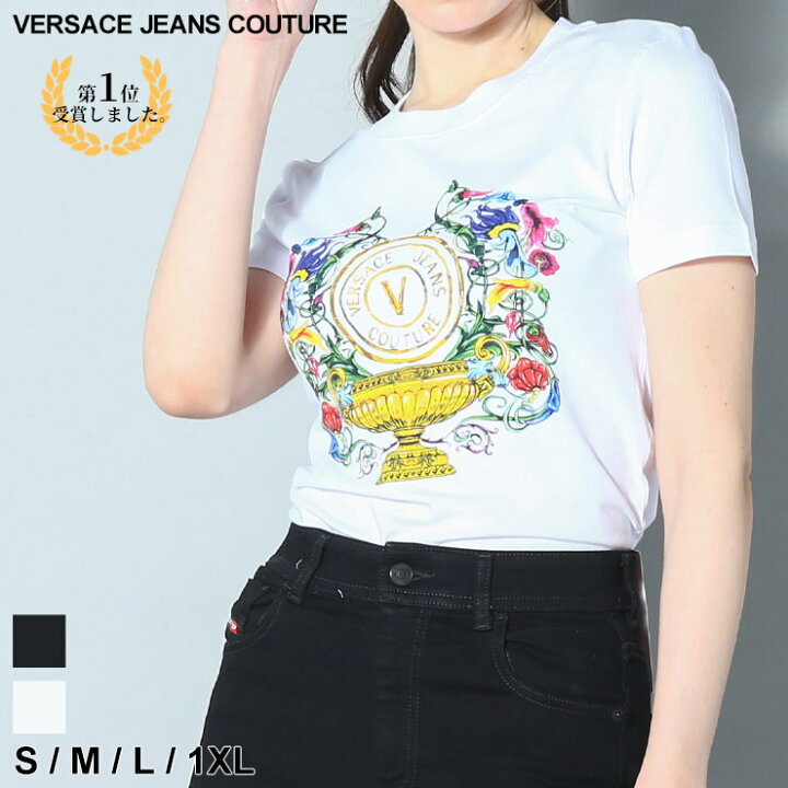 楽天市場】ヴェルサーチ VERSACE JEANS COUTURE ベルサーチ Tシャツ 