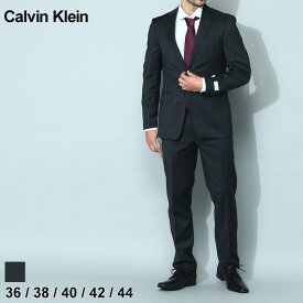 ◆エントリーでさらにポイント+4倍◆カルバンクライン Calvin Klein スーツ メンズ ストレッチ チェック ウィンドウペン シングル ブランド ビジネス フォーマル 黒 クロ 大きいサイズあり ウール CKMABRY5UZ0708 SALE_2_d
