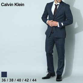 ◆エントリーでさらにポイント+4倍◆カルバンクライン Calvin Klein スーツ メンズ ストレッチ チェック ウィンドウペン シングル ブランド ビジネス フォーマル ネイビー ネービー 紺 大きいサイズあり CKMABRY5UZ0835 SALE_2_d