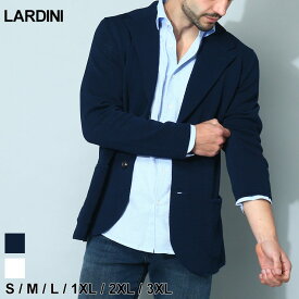 ラルディーニ LARDINI ジャケット ニットジャケット カーディガン メンズ 無地 シングル ブランド アウター テーラード ニット サマージャケット シロ 白 紺 大きいサイズあり LDLJM56EP60003 SALE_2_c