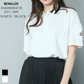 モンクレール MONCLER ポロシャツ ポロ シャツ 半袖 トップス ブランド レディース 白 シロ 黒 クロ 大きいサイズあり MCL8A000018472S SALE_8_a