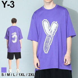Y-3 Tシャツ メンズ 半袖 シャツ ワイスリー LOGO GFX TEE ルーズフィット オーバーサイズ トップス ロゴ プリント ブランド 大きいサイズあり Y3HY1273
