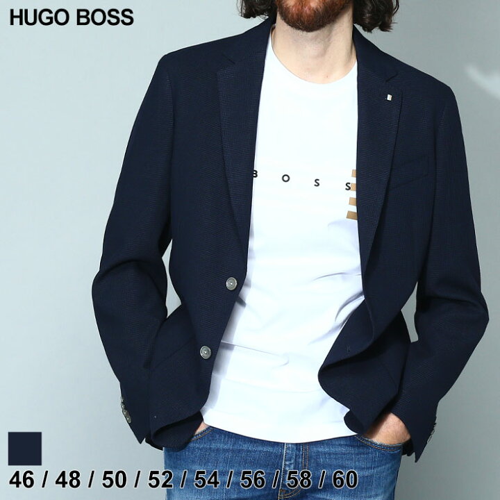 楽天市場】ヒューゴボス HUGO BOSS ジャケット テーラード ブレザー 