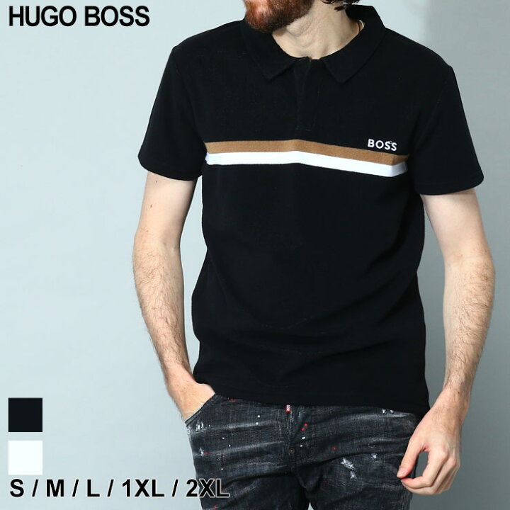 楽天市場】ヒューゴボス ポロシャツ HUGO BOSS メンズ 半袖 パイル 
