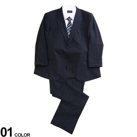 大きいサイズ メンズ B＆T CLUB (ビーアンドティークラブ) ウォッシャブル ウエストアジャスター シングル ツーパンツ スーツ スーツ 2本パンツ 洗える BT131414T