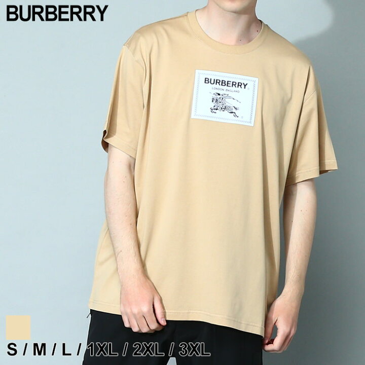 楽天市場】バーバリー Tシャツ メンズ BURBERRY ロゴ カットソー 