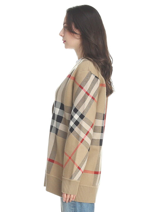 楽天市場】バーバリー BURBERRY カーディガン レディース チェック 