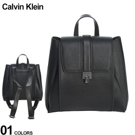 カルバンクライン バッグ Calvin Klein レディース リュック フラップ バックパック 黒 クロ ブランド 鞄 A4サイズ ギフト プレゼント CKLH3AKYWA3BSV 2024_vt SALE_5_a SALE_5_a