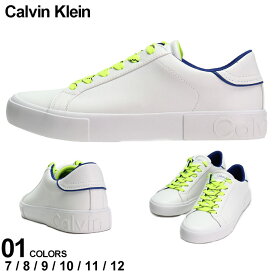 カルバンクライン スニーカー メンズ Calvin Klein ロゴ ローカットスニーカー シロ 白 ブランド シューズ 靴 大きいサイズあり CKCMREON