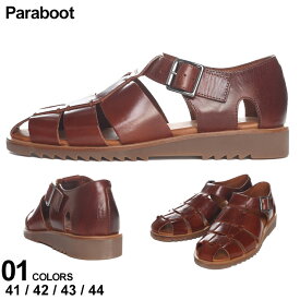 パラブーツ サンダル Paraboot グルカサンダル メンズ PACIFIC チャイロ 茶色 ブランド シューズ 靴 レザー ストラップ 大きいサイズあり PB123317 sale_4_d