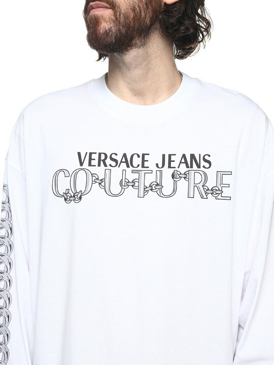 楽天市場】ヴェルサーチェ Tシャツ 長袖 VERSACE JEANS COUTURE 