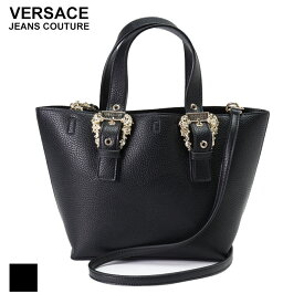 ヴェルサーチェ バッグ VERSACE JEANS COUTURE ベルサーチ レディース ハンドバッグ ショルダーバッグ 2WAY バックルデザイン 黒 クロ ブランド 鞄 コンパクト VCL75VA4BFA