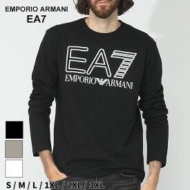 アルマーニ Tシャツ 長袖 メンズ EMPORIO ARMANI EA7 エンポリオアルマーニ ロンT ロゴ プリント 白 シロ 黒 クロ ブランド トップス 大きいサイズあり EA76RPT04PJFFZ