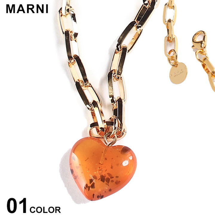 楽天市場】マルニ ネックレス MARNI レディース アクセサリー ハート 