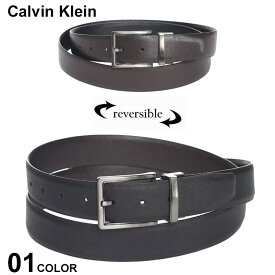 カルバンクライン ベルト Calvin Klein ビジネスベルト ロゴ リバーシブル スムース 黒 クロ 茶色 チャイロ ブランド レザー ベルト フォーマル 調節可能 11CK010027