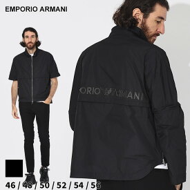 ◆エントリーでさらにポイント+4倍◆アルマーニ アウター EMPORIO ARMANI エンポリオアルマーニ メンズ ジャケット 袖着脱 スタンド クロ 黒 ブランド ブルゾン ジップ 撥水 軽量 大きいサイズあり EA6R1BZ01NAVZ SALE_2_a