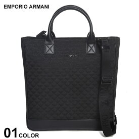 ◆エントリーでさらにポイント+4倍◆アルマーニ バッグ EMPORIO ARMANI エンポリオアルマーニ メンズ トートバッグ ショルダーバッグ ロゴ ジップ 黒 クロ ブランド 鞄 トート レディース A4サイズ EAY4N134Y022V SALE_5_a