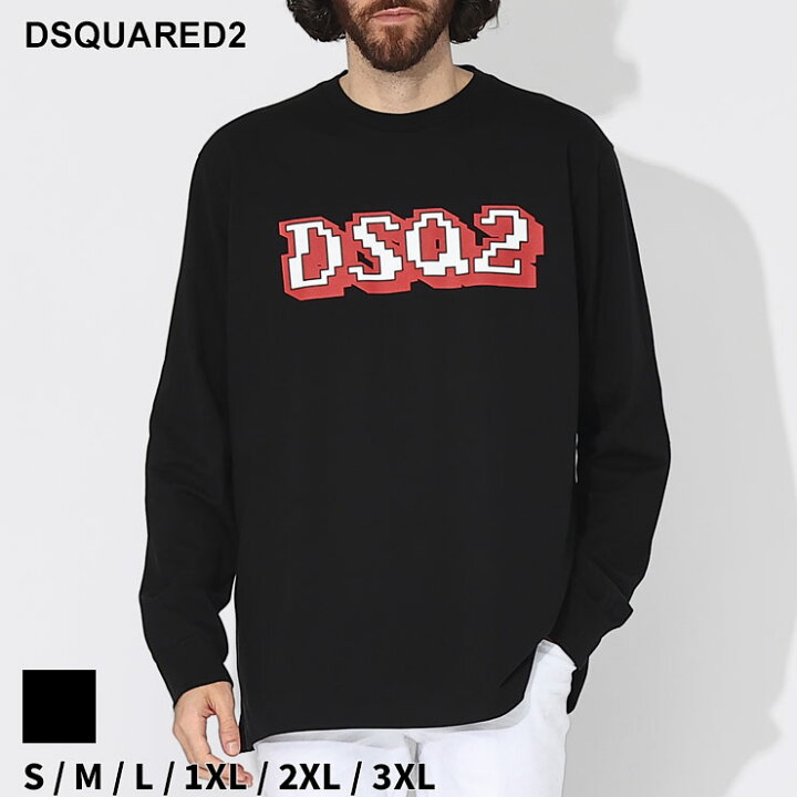 楽天市場】ディースクエアード Tシャツ 長袖 DSQUARED2 メンズ ロンT 