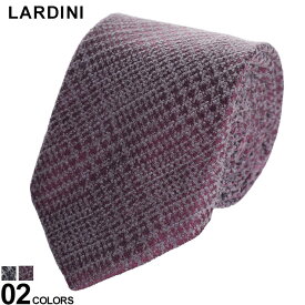 ラルディーニ ネクタイ LARDINI メンズ チェック ブランド ビジネス タイ シルク混 ギフト プレゼント LDCRC8IT61128 SALE_6_d