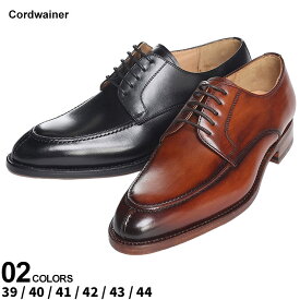 コードウェイナー シューズ Cordwainer メンズ 革靴 Uチップ 外羽根 黒 クロ 茶色 チャイロ ブランド 靴 ビジネス フォーマル レザー 本革 大きいサイズあり CWLINCOLND226 sale_4_b
