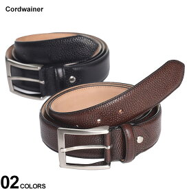 クーポン利用でさらに1000円OFF コードウェイナー ベルト Cordwainer メンズ ビジネスベルト クロ 黒 チャイロ 茶色 ブランド レザー シボレザー 本革 フォーマル 調節可能 CWBELTROYAL sale_6_a