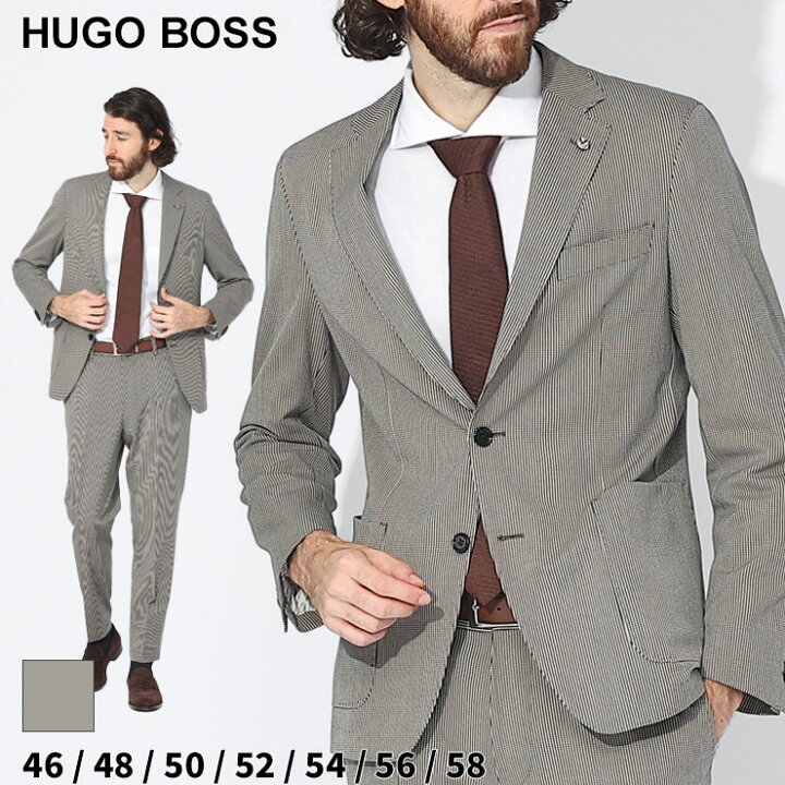 楽天市場】ヒューゴボス スーツ HUGO BOSS メンズ ストレッチ シングル 