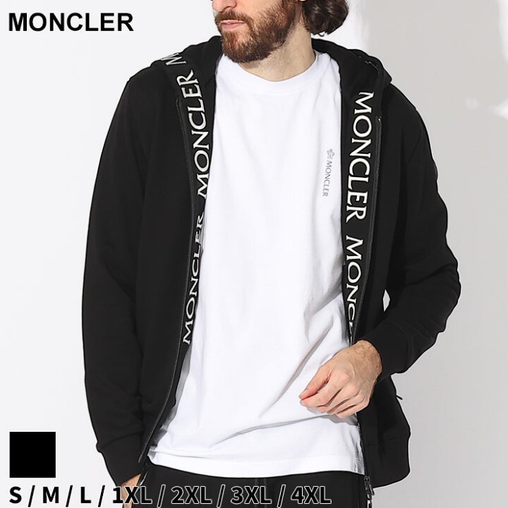 MONCLER モンクレール メンズ パーカー ブランド ロゴ フード ハーフ  