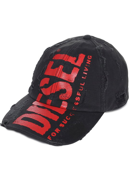DIESEL(ディーゼル) キャップ ビックロゴダメージキャップ 帽子 23ss