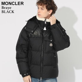 モンクレール ダウンジャケット メンズ MONCLER ダウン ショートダウン パイロット BRAYE ブレイ クロ 黒 ブランド アウター ジャケット ブルゾン 撥水 レギュラーフィット 大きいサイズあり MCBRAYE3