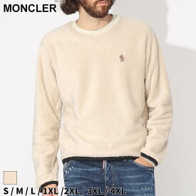 モンクレール トレーナー MONCLER メンズ シャギー ロゴ クルーネック ブランド トップス プルオーバー 大きいサイズあり MCGN8G00021809J