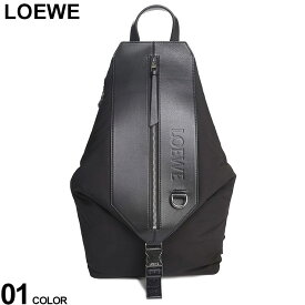 ロエベ バッグパック LOEWE メンズ リュック バッグ ロゴ コンバーチブル スモール クロ 黒 ブランド 鞄 レザー レディース LEB777W22X02 2024_vt