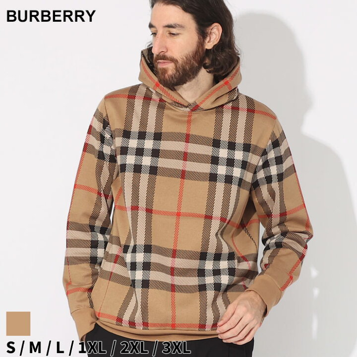 楽天市場】バーバリー パーカー BURBERRY メンズ フーディー チェック  