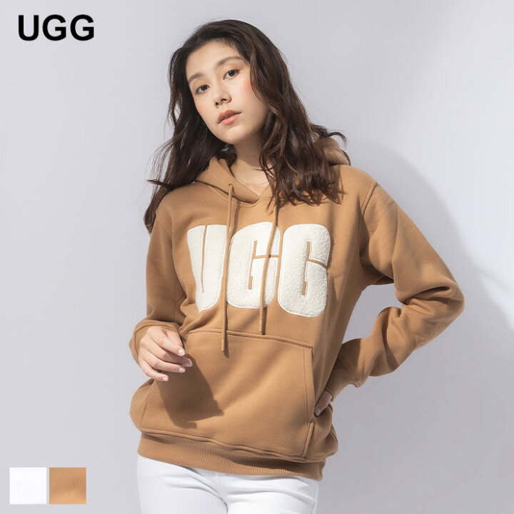 楽天市場】UGG アグ パーカー レディース ロゴ スウェット フーディー  